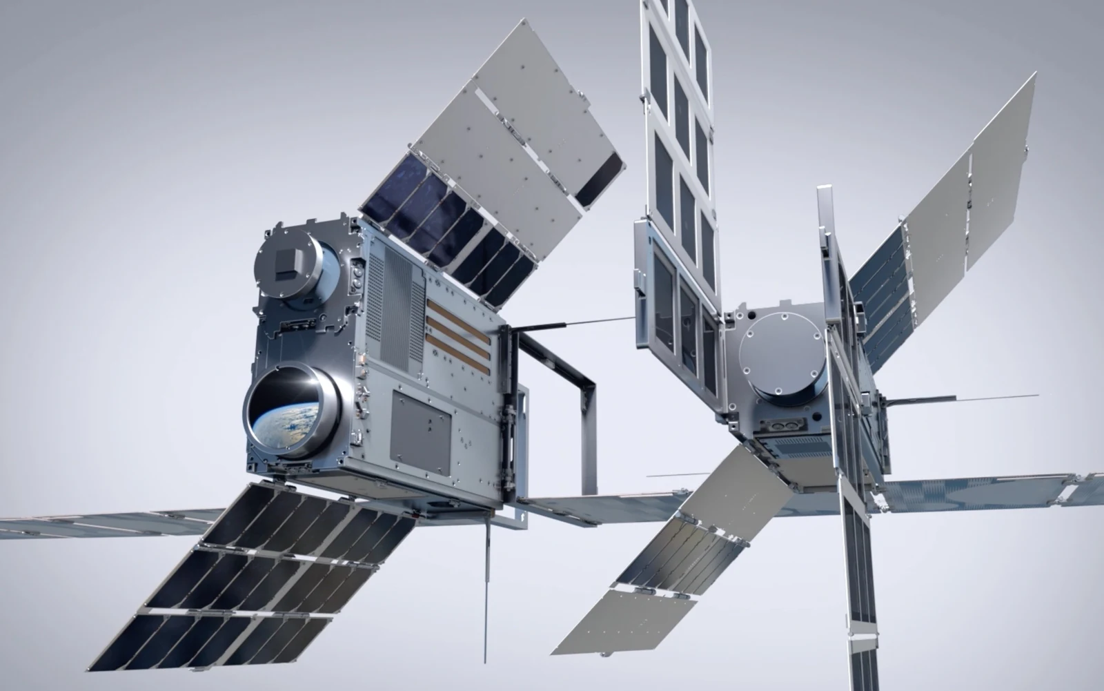 ADLER satellite with deployed solar panels, courtesy of the Austrian Space Forum